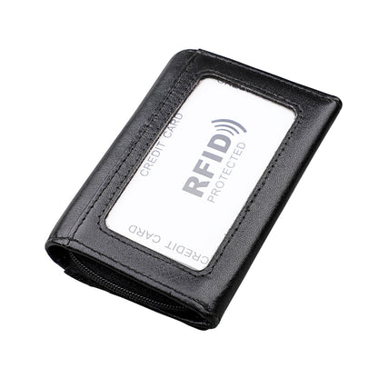 Genuine Leather Coin Purse Short Clutch Men